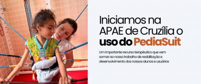 Apae Cruzília inicia uso do PediaSuit